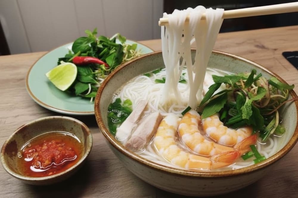 M&oacute;n b&uacute;n nước l&egrave;o S&oacute;c Trăng thơm ngon v&agrave; hấp dẫn